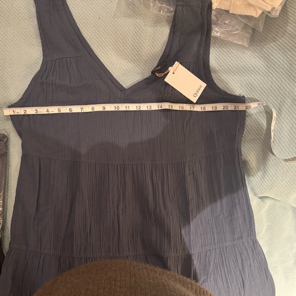 Quince 100% Organic Cotton Poplin Spaghetti Strap Maxi Dress, NWT, Various - Picture 14 of 16